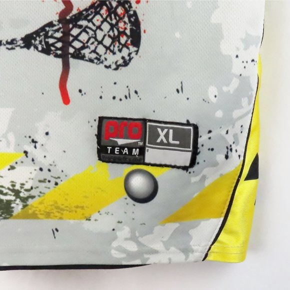 Lacrosse Jersey Tank PRO TEAM ATOMIC LAX #12 Reversible AWESOME GRAPHICS Size XL - Picture 4 of 14